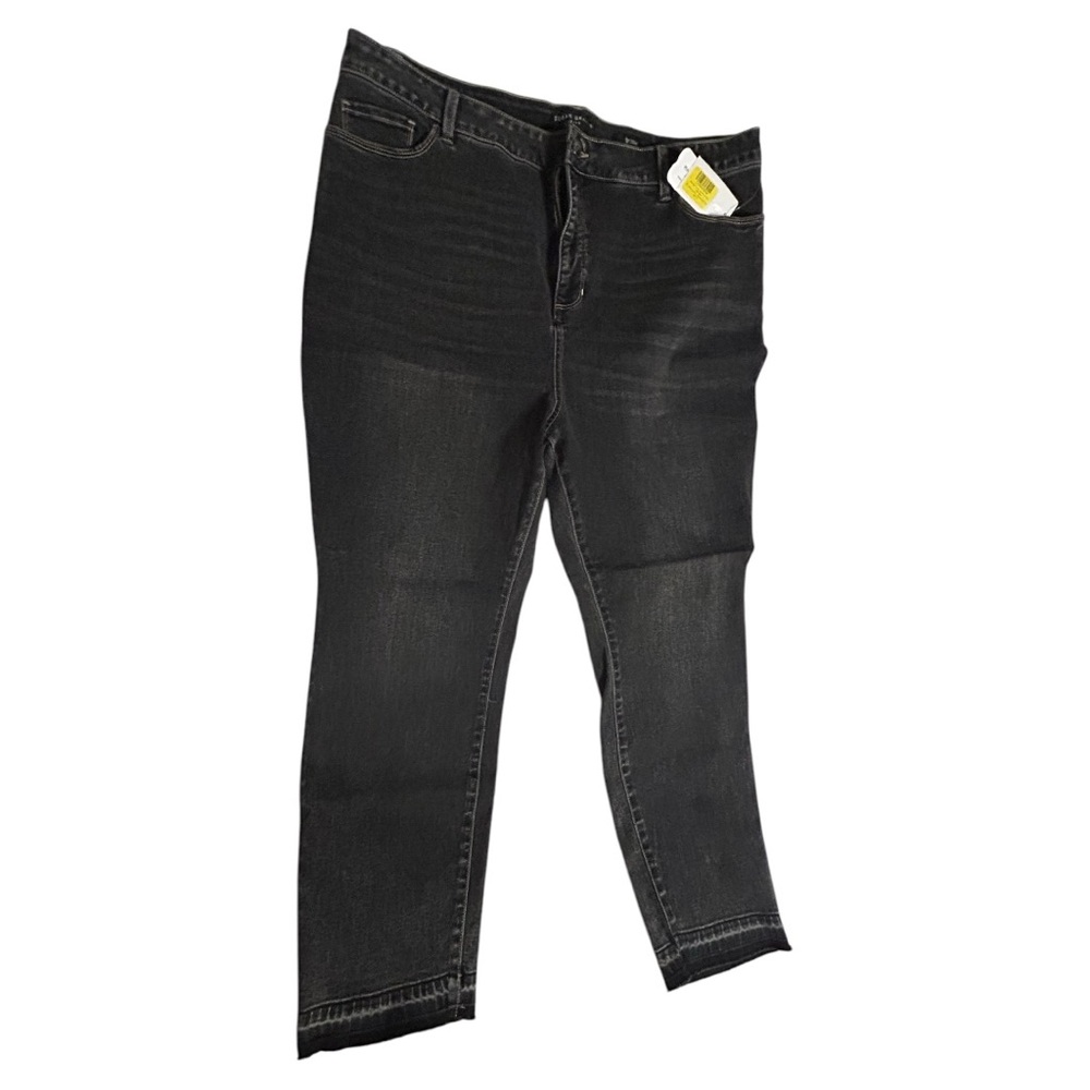 NWT 18WP Susan Graver Skinny Black Jeans